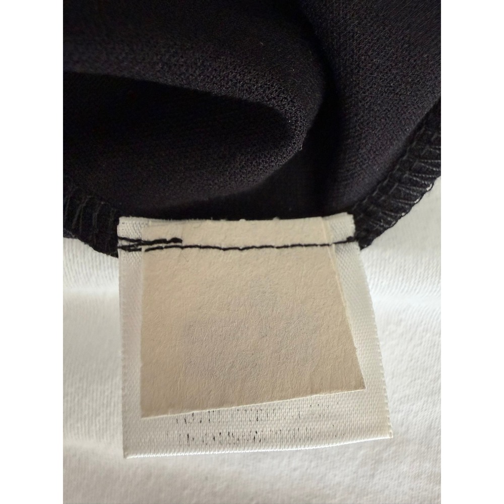 Eileen Fisher Black Stretch Crepe Pull On Ankle Pants P6375M Womens Medium - Picture 6 of 10